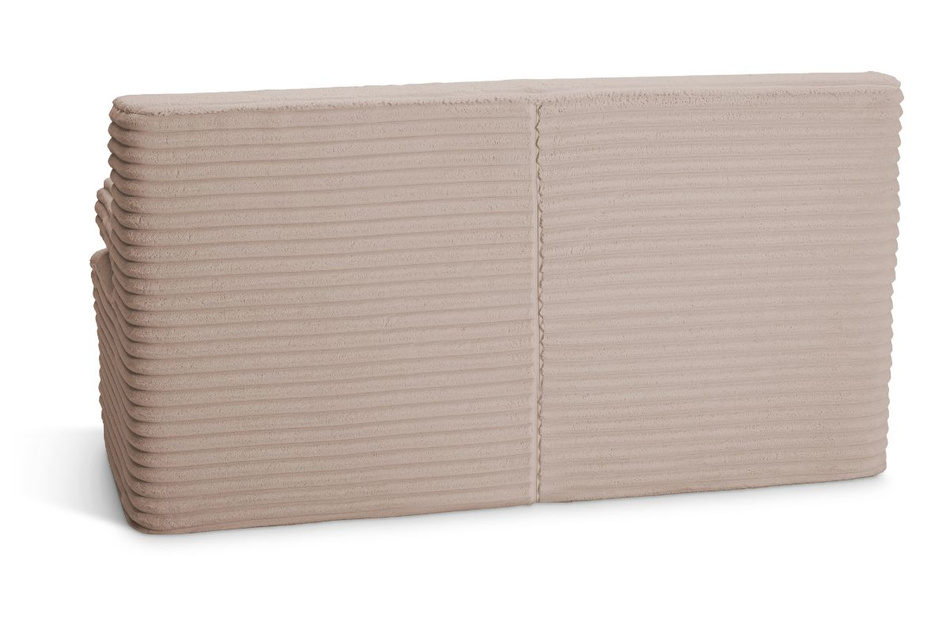 Sofa flexio 140x200 - Pascall - ribfluweel Beige