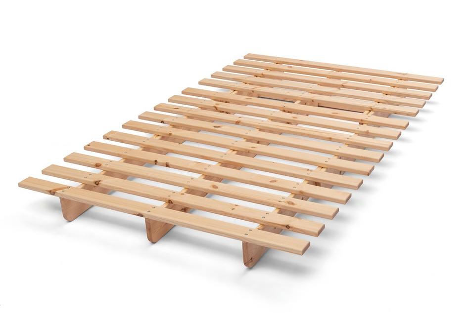 Slaapbank 120x200 - Slim Exclusive Classic - Pascall Futon Grijs