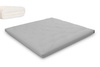Matras 200x200 natuur met latex - Futon Pascall Slim Latex Dove Ash