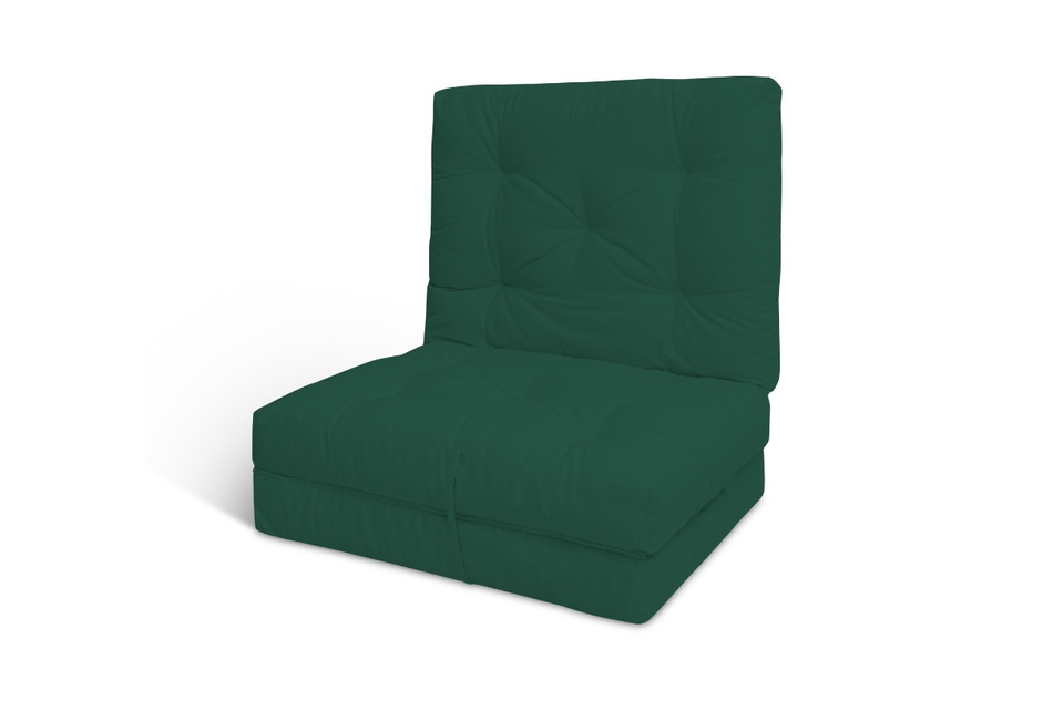 Vouwmatras 80x200 met latex - Futon Pascall Flex Latex Flesgroen