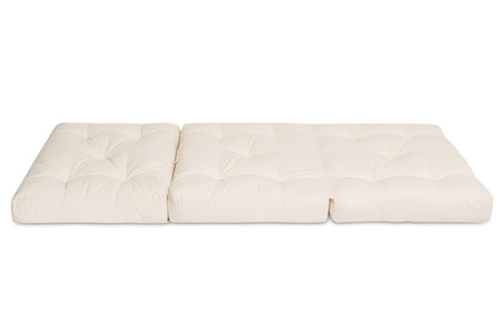 Opvouwbaar matras 90x200 met latex - Futon Pascall Flex Latex Ecru