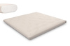 Matras 200x200 natuur - Futon Pascall Slim Natural Ecru