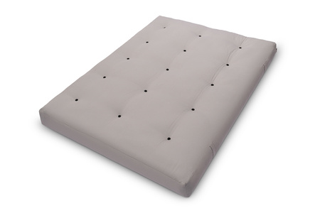 Matras 140x200 natuur met kokos en 2x latex - Futon Pascall Comfort Relax Grijs
