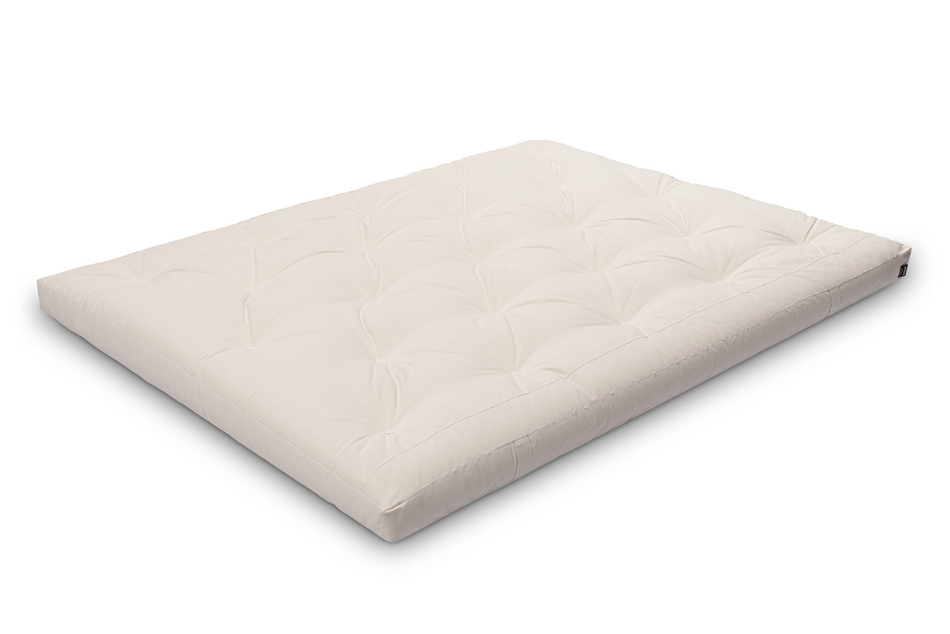 Matras 160x200 natuur - Futon Pascall Slim Natural Honing