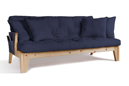 Opvouwbare bank 200 cm - Sakura - Pascall Futon Marineblauw