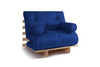 Opvouwbare bank 90x200 - Slim Basic Classic - Pascall Futon Prairie