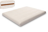 Matras 160x200 natuur met wol, kokos en 2x latex - Futon Pascall Comfort Wool Ecru