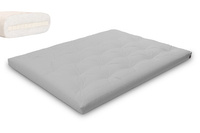 Matras 160x200 natuur met latex - Futon Pascall Slim Latex Dove Ash