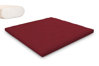 Matras 200x200 naturel - Futon Pascall Slim Natural Maroon