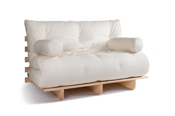 Slaapbank 140x200 - Slim Exclusive Classic - Pascall Futon Ecru
