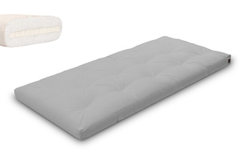 Matras 90x200 natuur met latex - Futon Pascall Slim Latex Dove Ash
