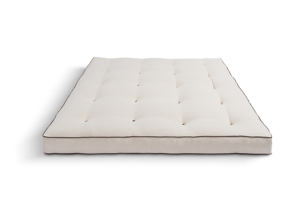 Matras 160x200 natuur met latex - Futon Pascall Medium Latex Kedro Linnen