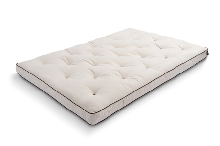 Matras 120x200 natuur met latex - Futon Pascall Slim Duo Latex Kedro Linnen