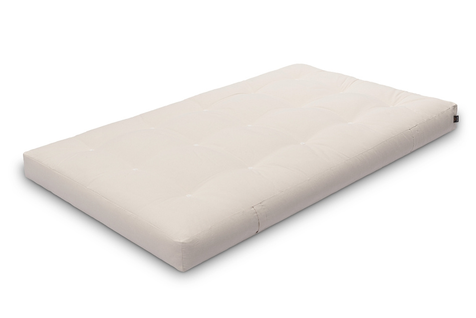 Matras 120x200 natuur met kokos - Futon Pascall Medium Duo Coco Ecru