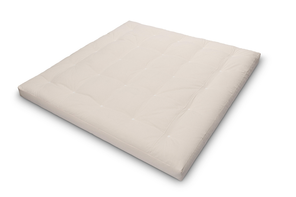 Matras 200x200 natuur met latex - Futon Pascall Comfort Trio Latex Ecru