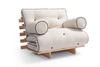 Opvouwbare bank 90x200 - Slim Comfort Kedro Classic - Pascall Futon Linnen