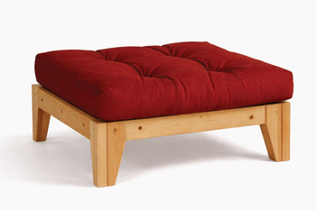 Poef Sakura - Pascall Futon Maroon
