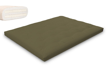 Matras 160x200 natuur met latex - Futon Pascall Slim Duo Latex Khaki