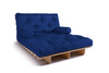 Slaapbank 120x200 - Slim Comfort Classic - Pascall Futon Prairie