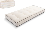 Matras 90x200 natuur met latex - Futon Pascall Comfort Trio Latex Wool Kedro Ecru