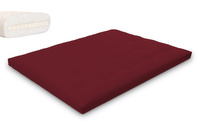 Matras 160x200 natuur met latex - Futon Pascall Slim Latex Maroon