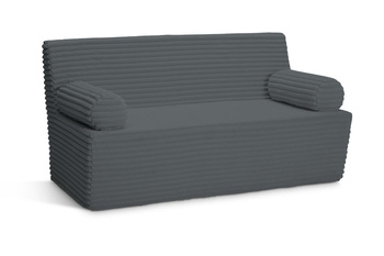 Flexio slaapbank 140x200 - Pascall - ribfluweel Antraciet