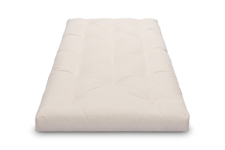Matras 90x200 natuur met latex - Futon Pascall Slim Duo Latex Flesgroen