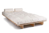Slaapbank 140x200 - Slim Exclusive Classic - Pascall Futon Ecru