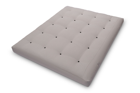 Matras 160x200 natuur met latex - Futon Pascall Comfort Trio Latex Wool Grijs