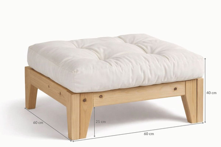 Poef Sakura - Pascall Futon Flesgroen