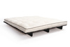 Opvouwbare bank 160x200 - Slim Exclusive Kedro Black - Pascall Futon Ecru