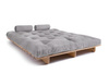Opvouwbare bank 160x200 - Slim Exclusive Classic - Pascall Futon Dove Ash
