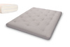 Matras 160x200 natuur met latex - Futon Pascall Slim Duo Latex Grijs
