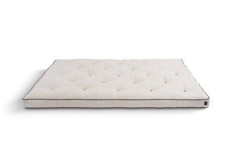 Matras 120x200 natuur met latex - Futon Pascall Slim Latex Kedro Linnen