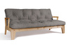 Slaapbank 200 cm - Sakura - Pascall Futon Grijs