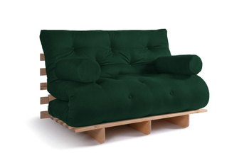 Slaapbank 120x200 - Slim Exclusive Classic - Pascall Futon Flesgroen