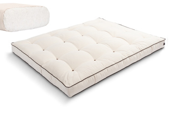 Matras 200x200 natuur - Futon Pascall Medium Natural Kedro Ecru