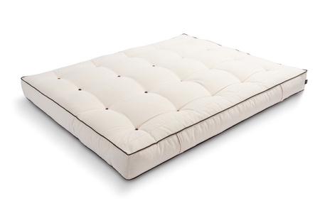 Matras 180x200 natuur met latex en 2x kokos - Futon Pascall Comfort Relax Hard Kedro Ecru