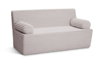 Flexio slaapbank 140x200 - Pascall - ribfluweel Lichtgrijs