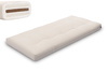 Matras 90x200 natuur met kokos en 2x latex - Futon Pascall Comfort Relax Ecru