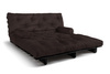 Slaapbank 180x200 - Slim Comfort Black - Pascall Futon Bruin