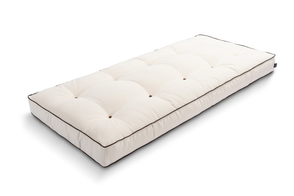 Matras 90x200 natuur met kokos - Futon Pascall Medium Duo Coco Kedro Ecru
