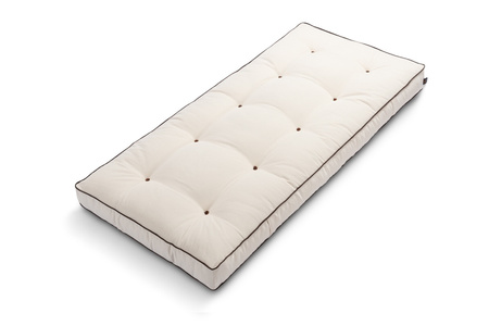 Matras 90x200 natuur met kokos - Futon Pascall Medium Duo Coco Kedro Ecru