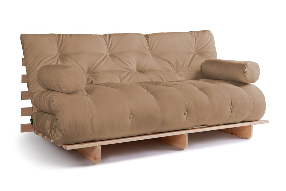 Slaapbank 180x200 - Slim Comfort Classic - Pascall Futon Beige