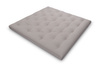 Matras 200x200 naturel - Futon Pascall Slim Natural Grijs