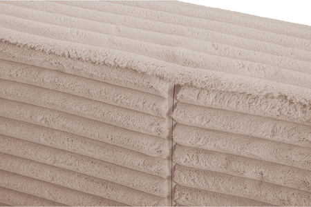 Sofa flexio 140x200 - Pascall - ribfluweel Beige