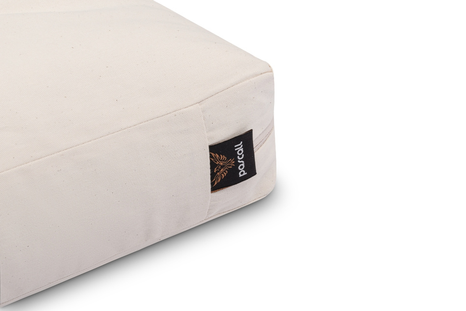 Matras 200x200 natuur - Futon Pascall Slim Natural Khaki