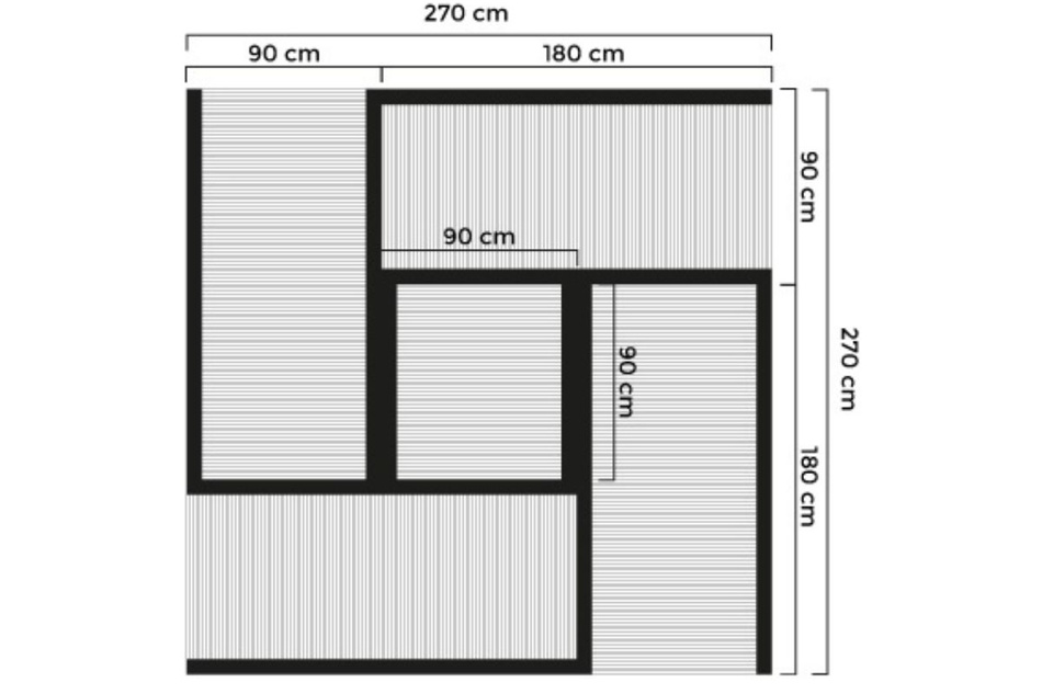Mat Tatami Pascall 90x180cm