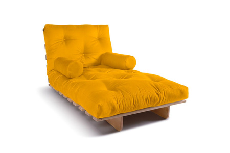 Opvouwbare bank 90x200 - Slim Comfort Classic - Pascall Futon Honing