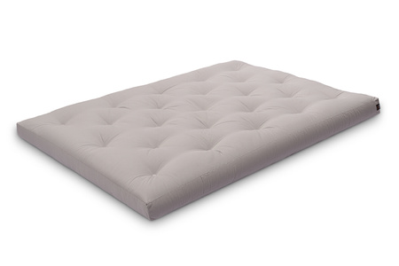 Matras 140x200 natuur met latex - Futon Pascall Slim Duo Latex Grijs